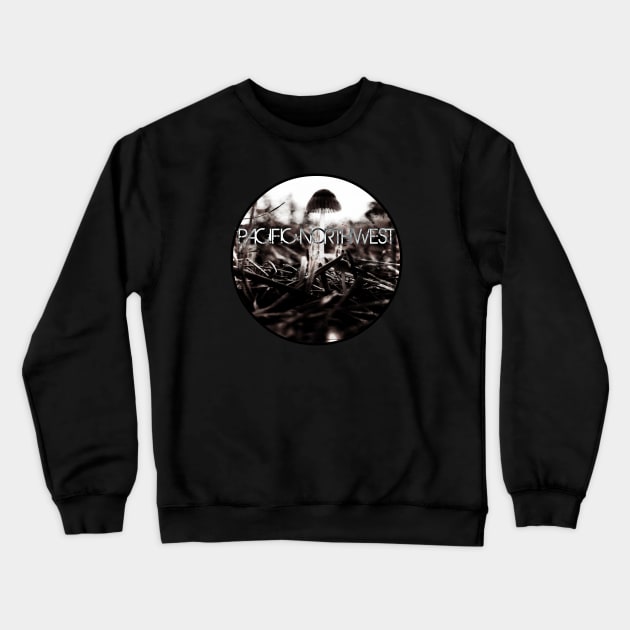 Pacific Northwest Mushrooms Crewneck Sweatshirt by TheDaintyTaurus